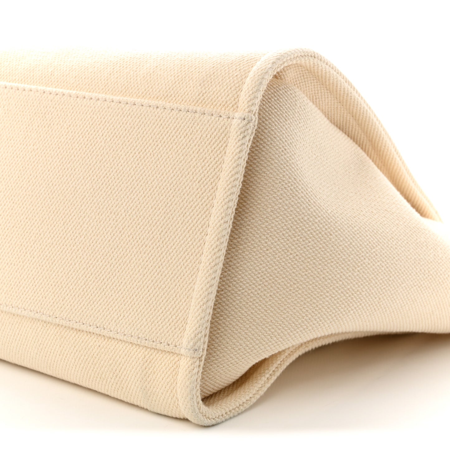 Canvas Pearl Medium Deauville Tote Ecru Beige