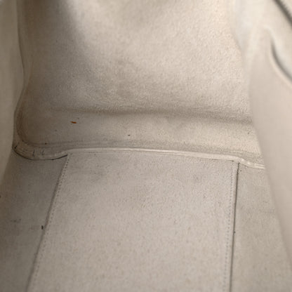 Saint Laurent Grained Calfskin Small Rive Gauche White 13 of 35