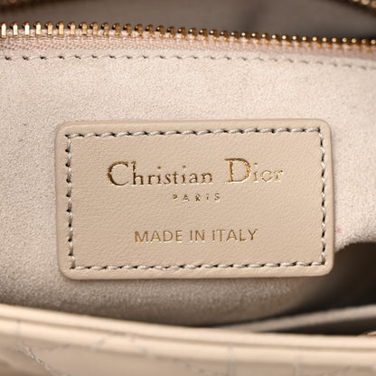 Christian Dior Lambskin Cannage Small My ABCDior Lady Dior Hazelnut 6 of 10