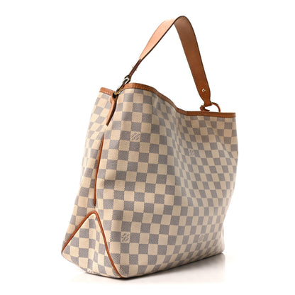 Louis Vuitton Damier Azur Delightful MM Pink 5 of 19