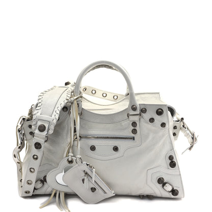 Balenciaga Agneau Arena Neo Cagole City Handbag Optic White 1 of 8