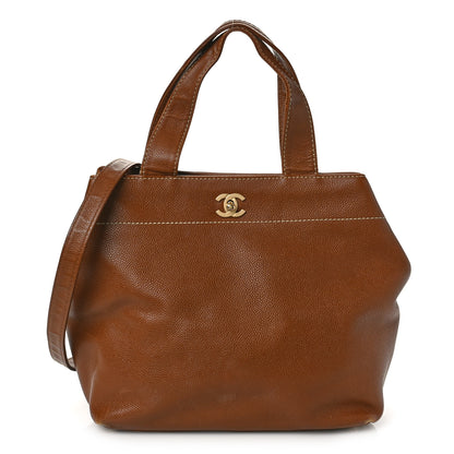 Chanel Caviar Shoulder Bag Brown 1 of 15