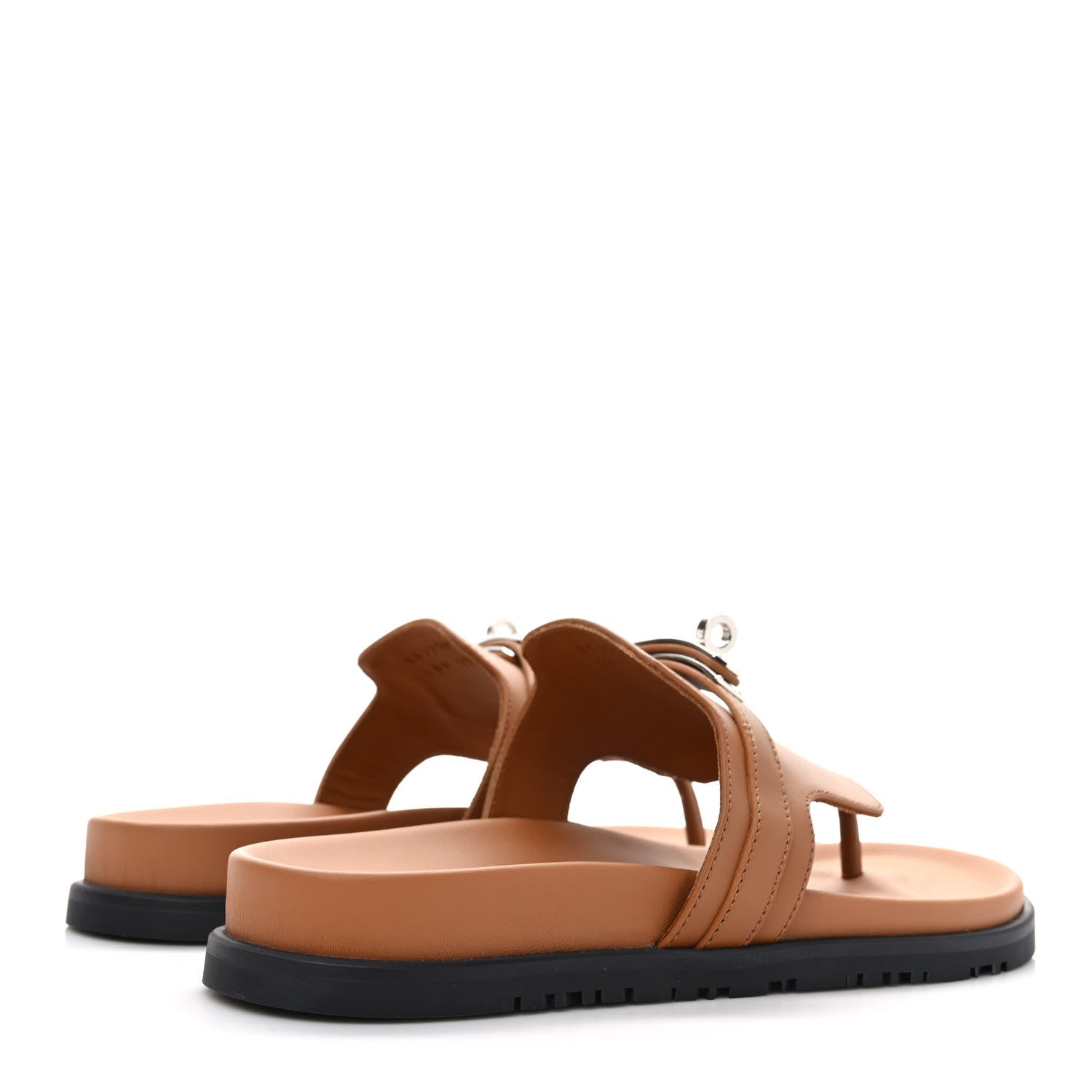 Hermes Calfskin Womens Empire Sandals 38 Naturel 4 of 9