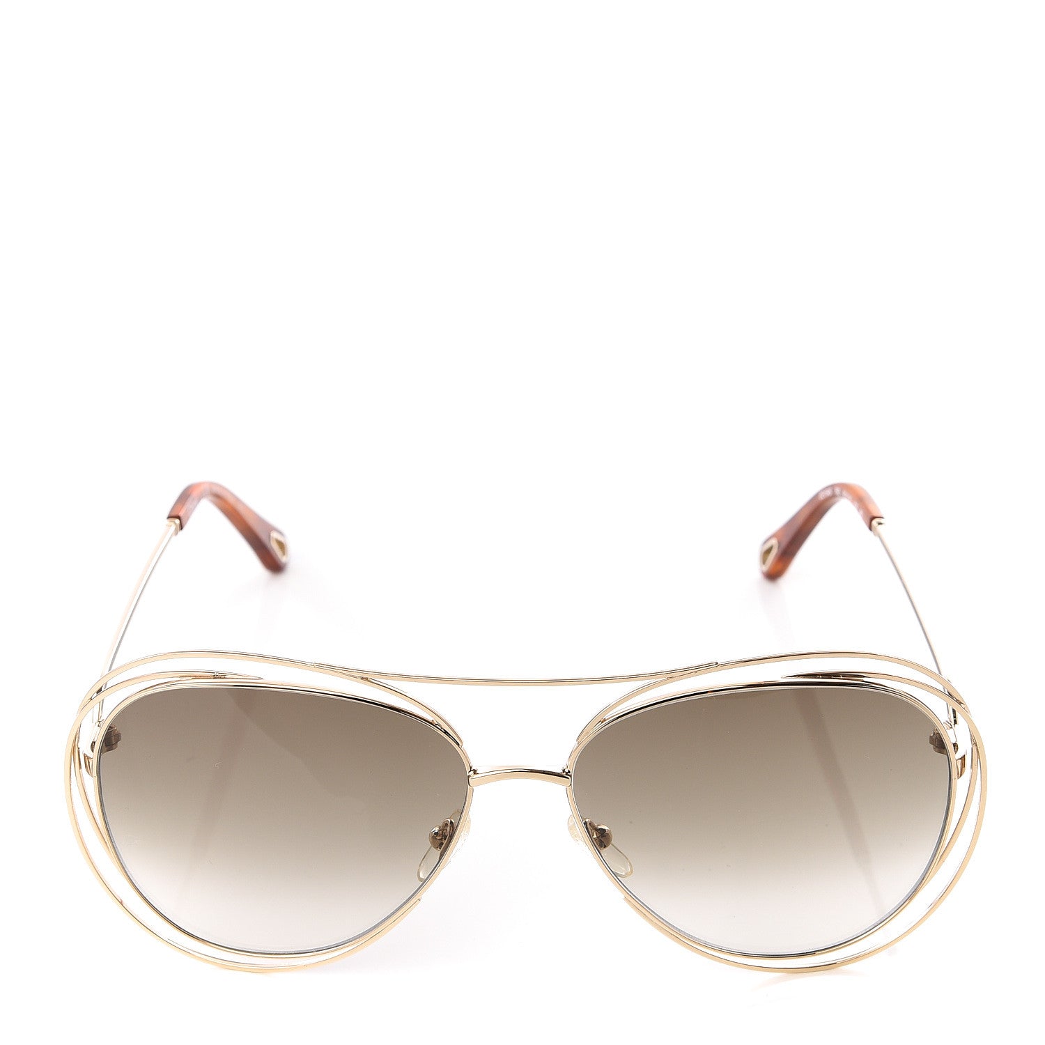 Chloe Carlina Round Sunglasses CE134S Gold 2 of 7