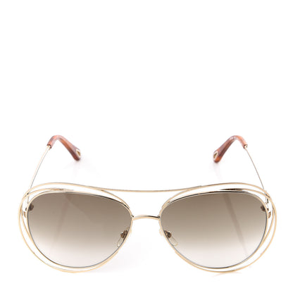 Chloe Carlina Round Sunglasses CE134S Gold 2 of 7