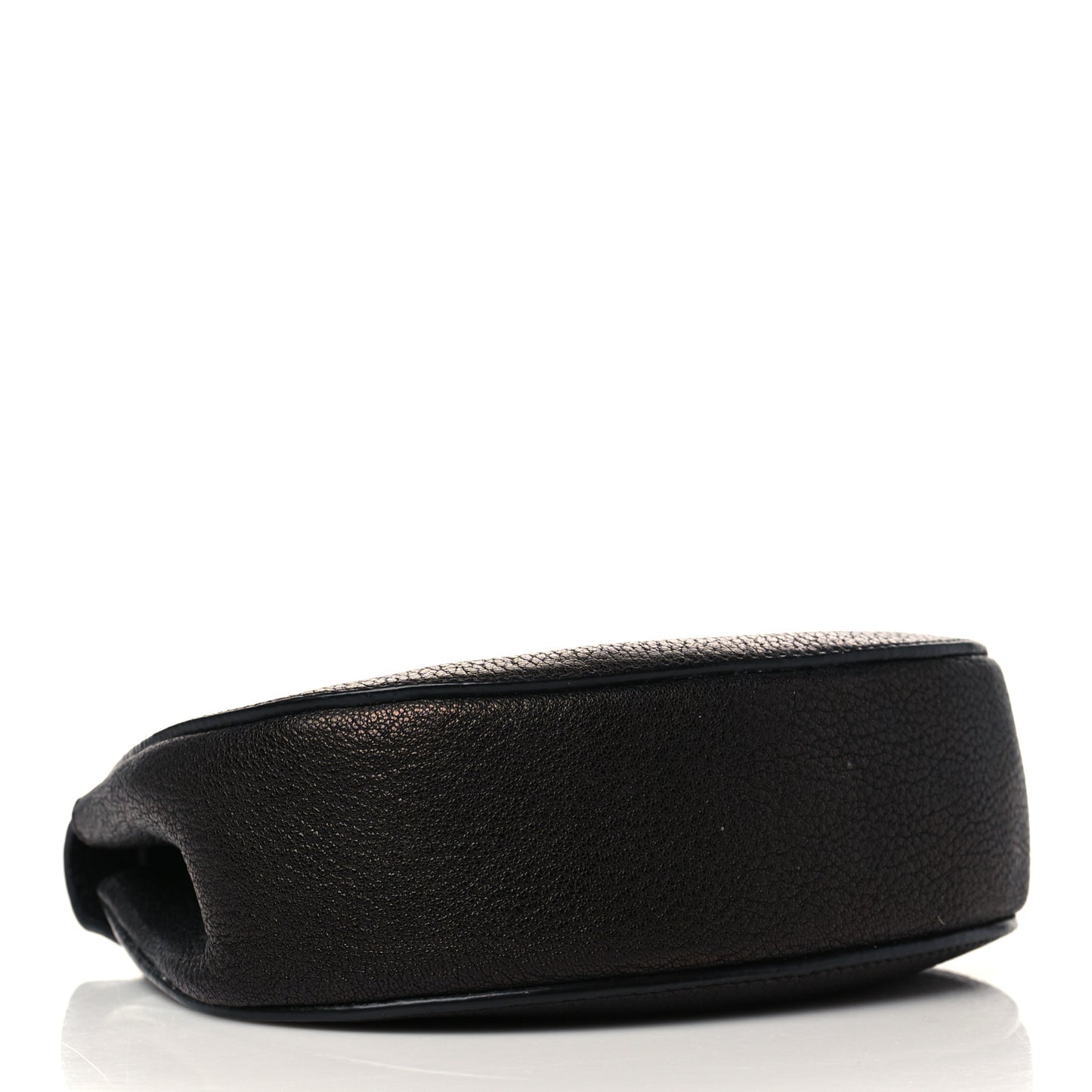 Grained Lambskin Mini Drew Shoulder Bag Black