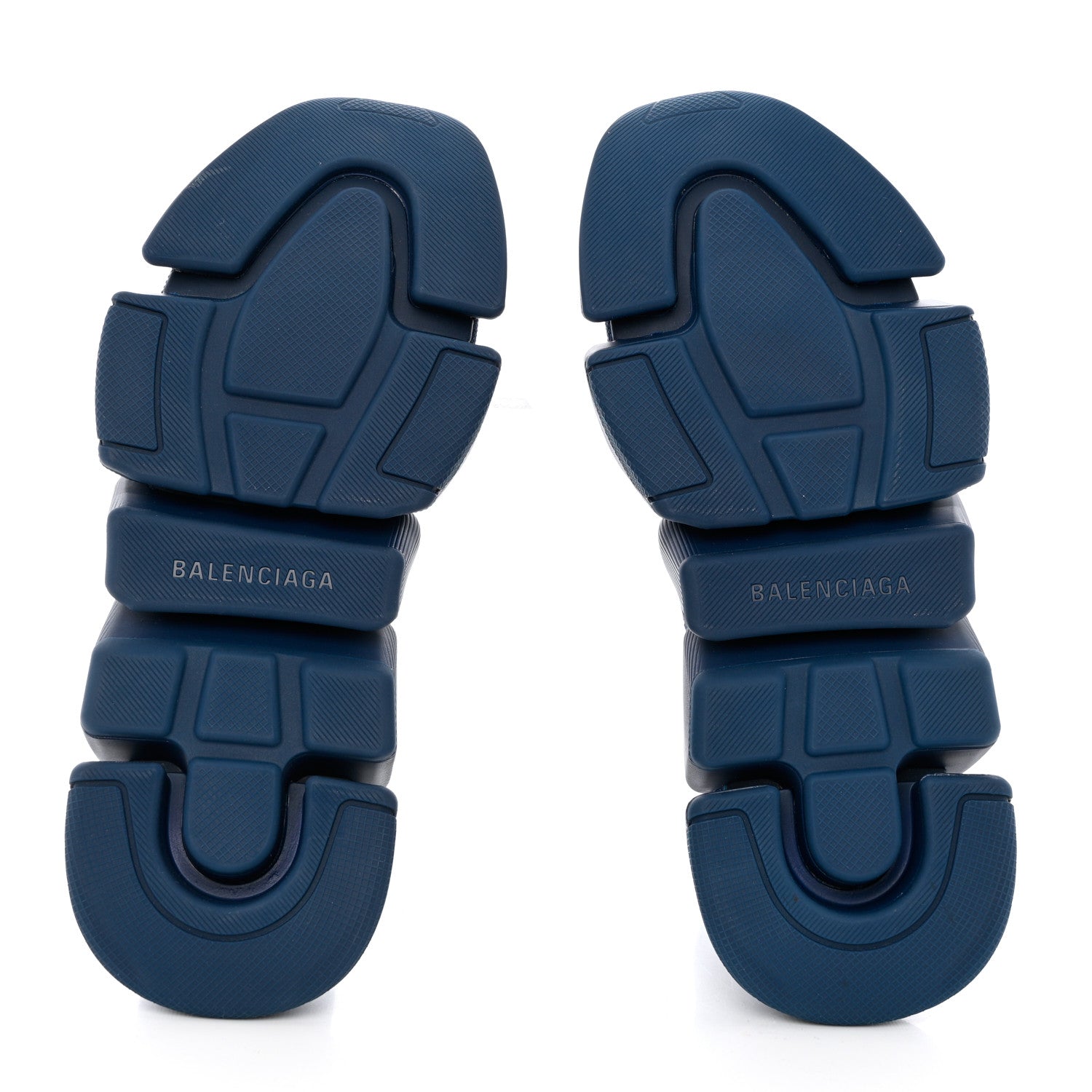 Balenciaga Technical 3D Recycled Knit Womens Speed 2.0 Sneakers 38 Monocolor Dark Navy 5 of 9