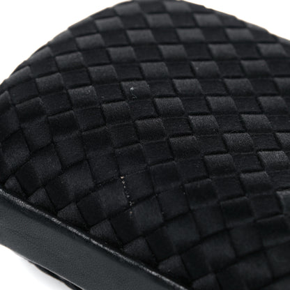 Bottega Veneta Satin Intreccio Impero Knot Clutch Black 15 of 18