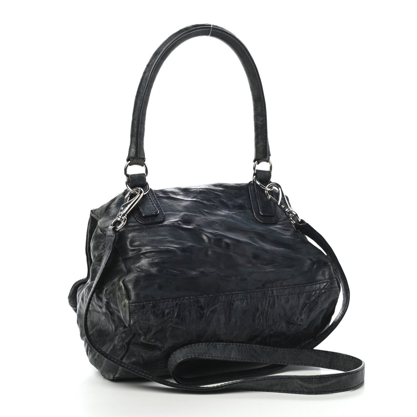 Tumbled Sheepskin Small Pandora Navy