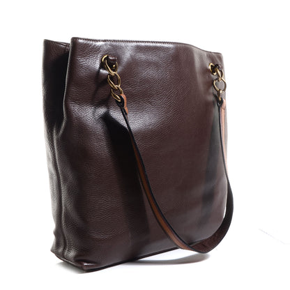 Chanel Deerskin Shoulder Bag Brown 3 of 7