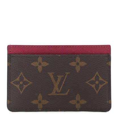Louis Vuitton Monogram Card Holder Fuchsia 1 of 7