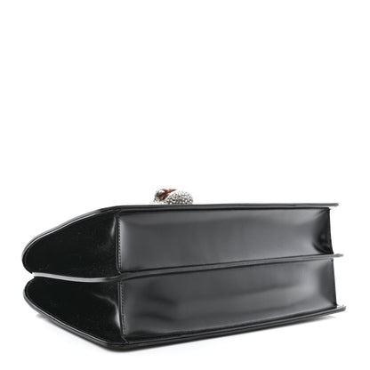 Gucci Calfskin Bamboo Medium Thiara Top Handle Bag Black 4 of 10