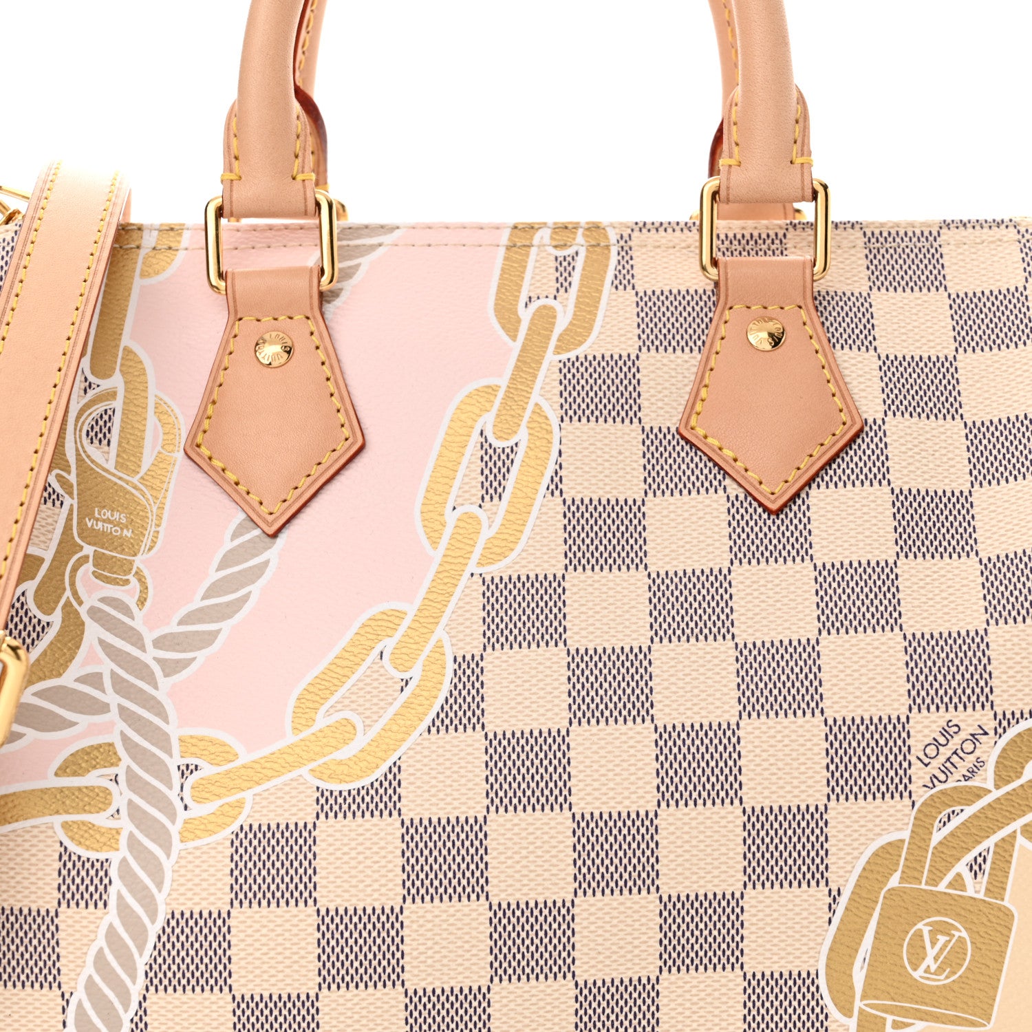 Louis Vuitton Damier Azur Nautical Speedy Bandouliere 25 8 of 10
