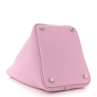 Hermes Taurillon Clemence Picotin Lock 18 PM Mauve Sylvestre 4 of 10