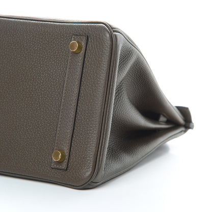 Hermes Togo Birkin 30 Vert De Gris 10 of 11