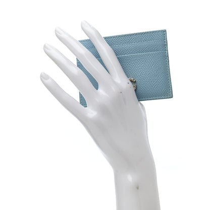 Dolce & Gabbana Dauphine Embellished Logo Card Holder Azzurro 2 of 8