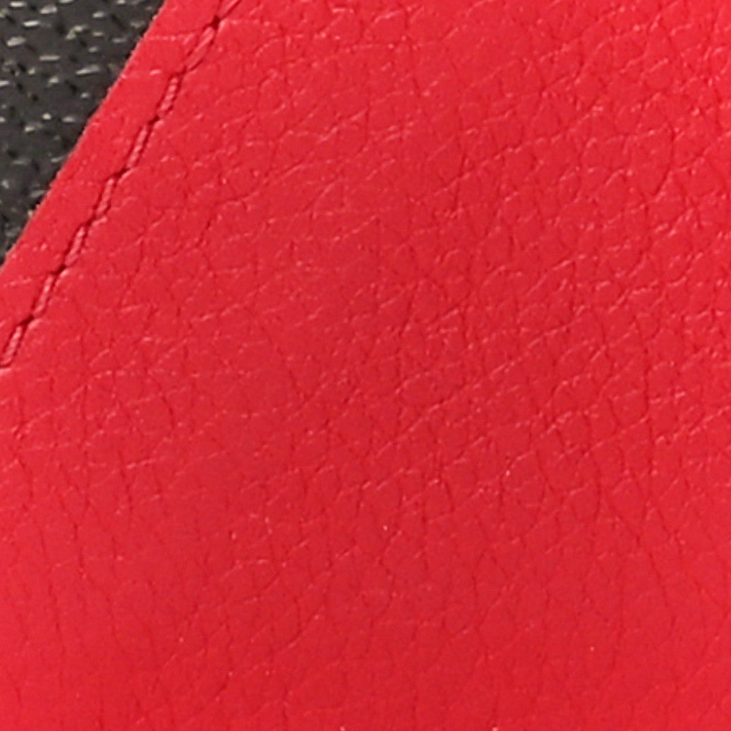 Louis Vuitton Calfskin Monogram Kimono Tote Card Holder Cherry 8 of 11