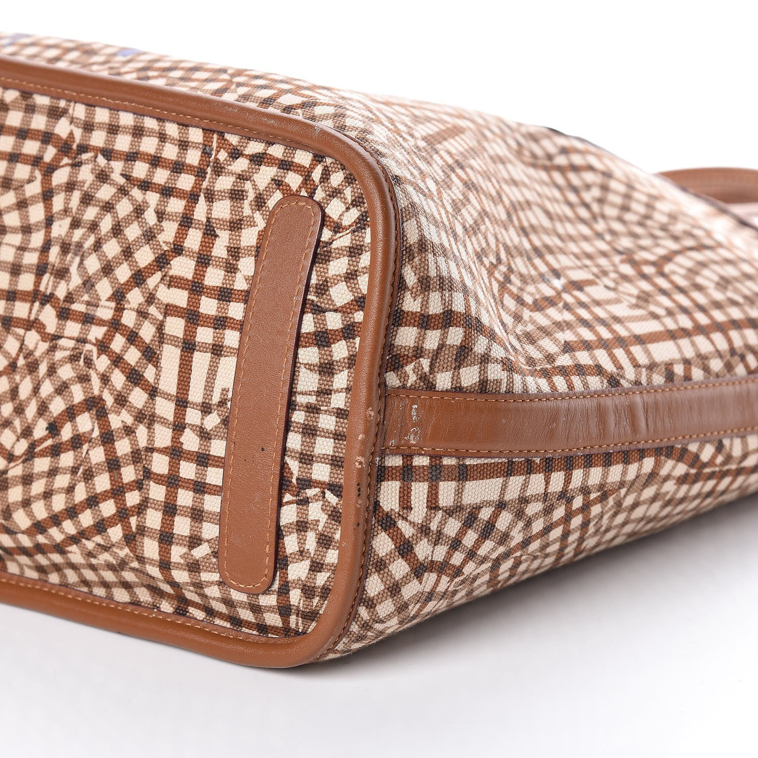 MCM Visetos Medium Liz Reversible Shopper Tote Cognac 12 of 17