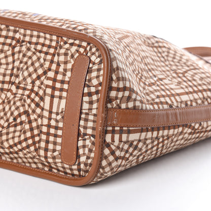 MCM Visetos Medium Liz Reversible Shopper Tote Cognac 12 of 17