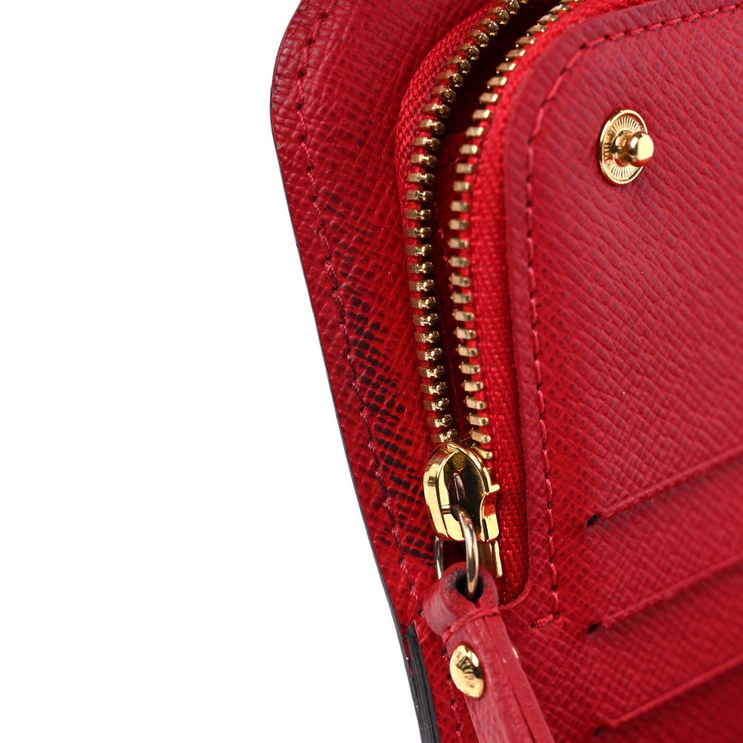 Damier Ebene Insolite Wallet Rouge