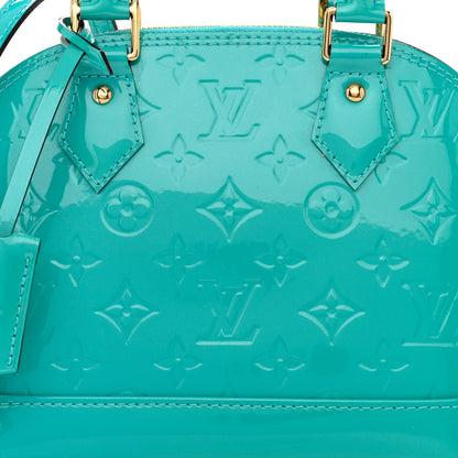 Louis Vuitton Vernis Alma BB Turquoise 9 of 11