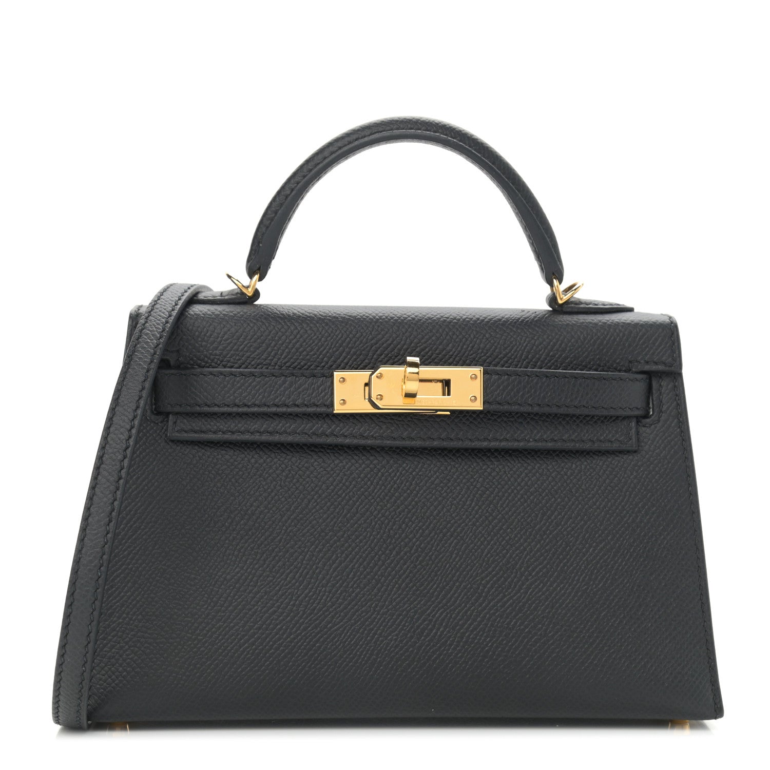 Hermes Epsom Mini Kelly Sellier 20 Black 1 of 11