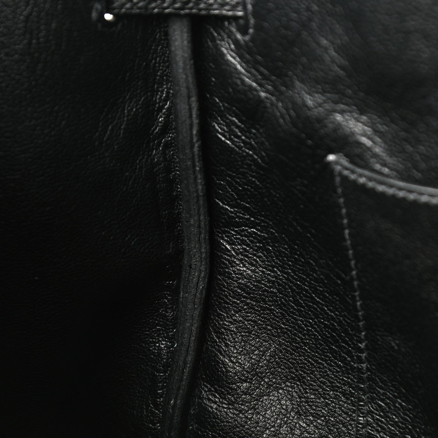 Hermes Taurillon Clemence Birkin 35 Black 12 of 14