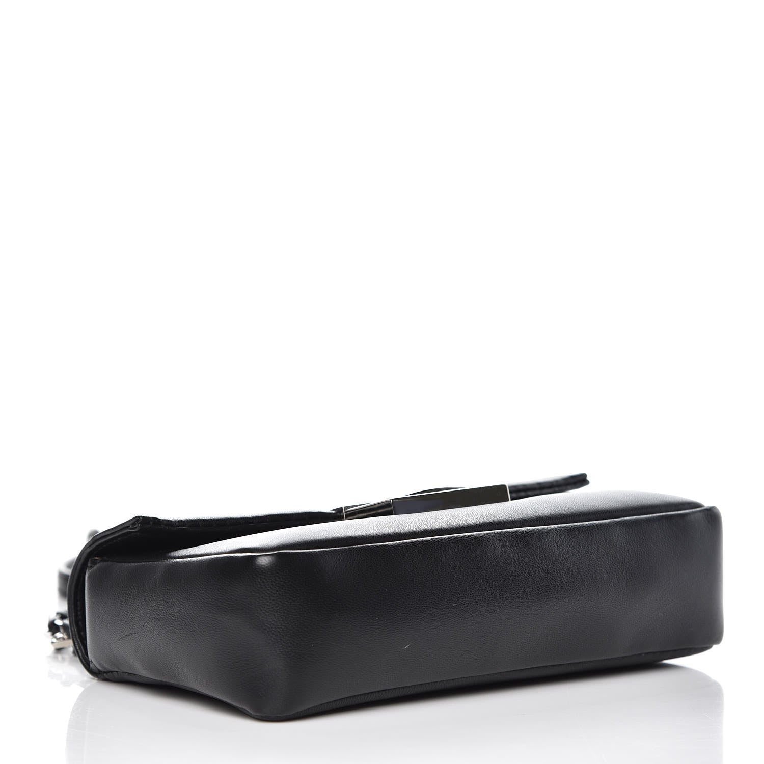 Fendi Nappa Mini Be Baguette Shoulder Bag Black 4 of 7