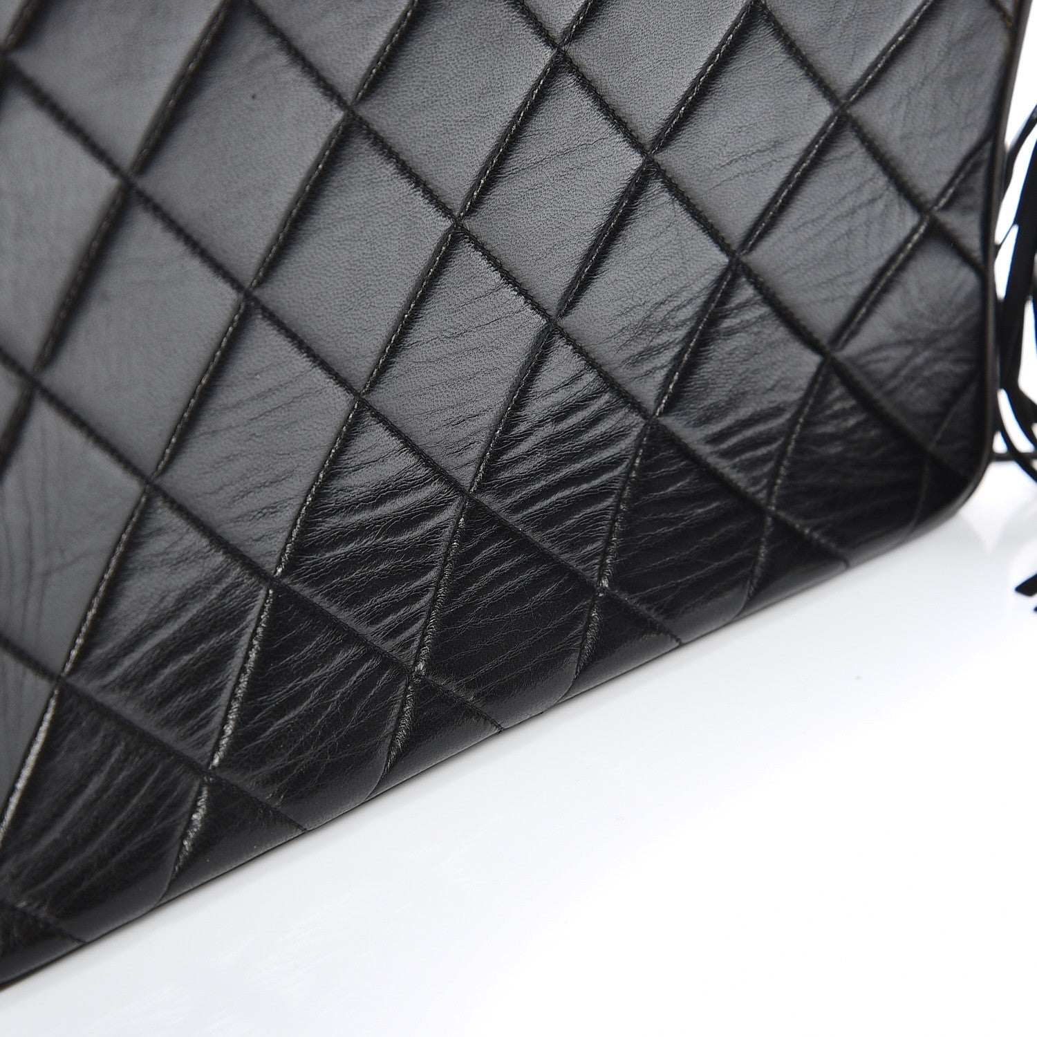 Chanel Lambskin Quilted Tassel Camera Case Black 10 of 11