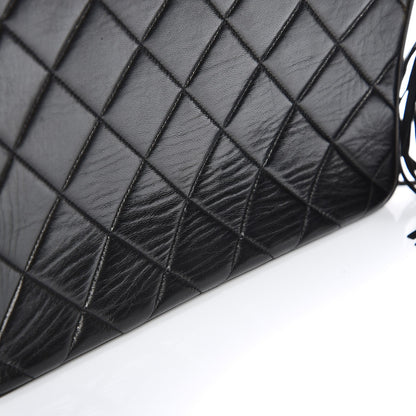 Chanel Lambskin Quilted Tassel Camera Case Black 10 of 11