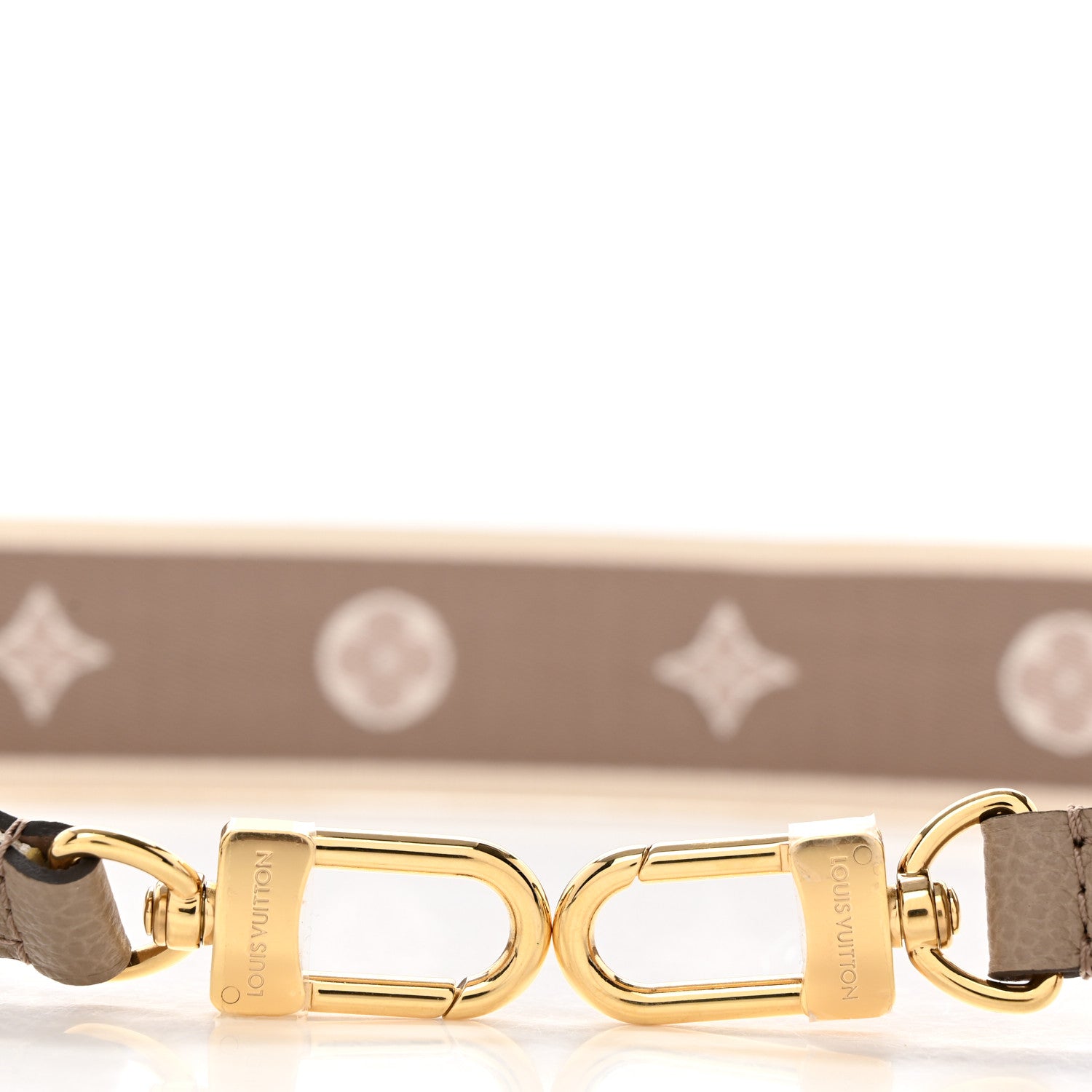 Louis Vuitton Jacquard Diane Shoulder Strap Tourterelle Creme 4 of 4