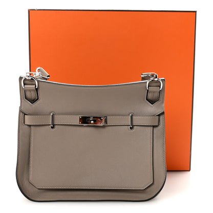 Hermes Swift Verso Jypsiere 28 Gris Asphalte Bleu Indigo 10 of 10