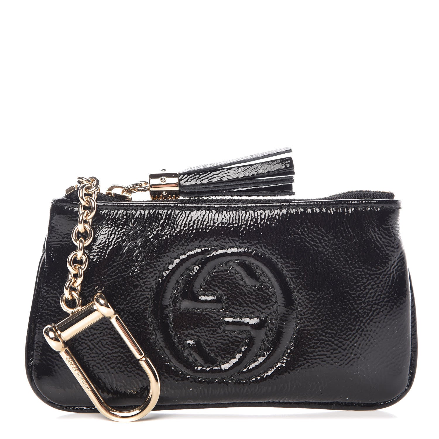 Gucci Patent Soho Key Case Black 1 of 7