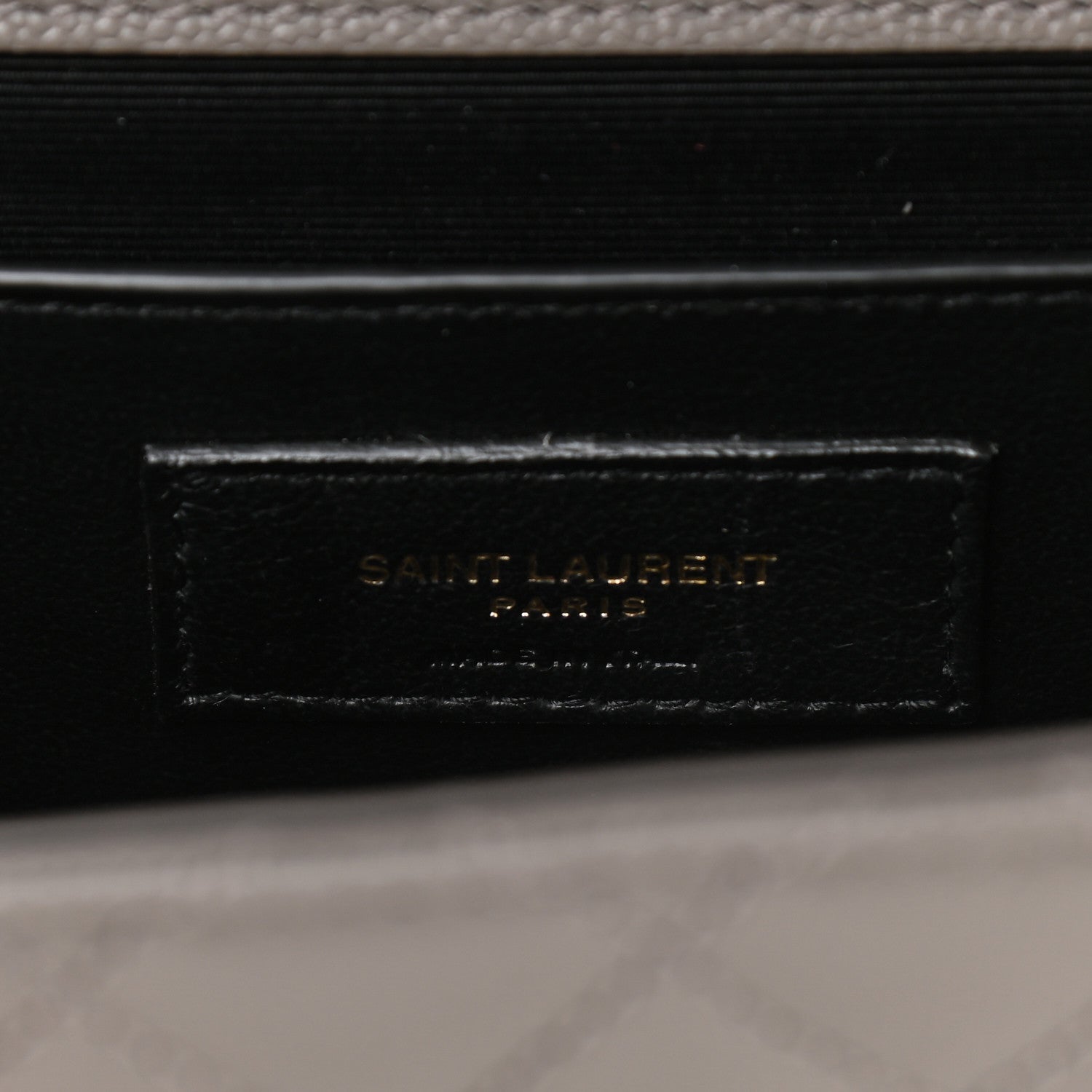 Saint Laurent Grain De Poudre Textured Mixed Matelasse Medium Triquilt Monogram Satchel Earth 8 of 10