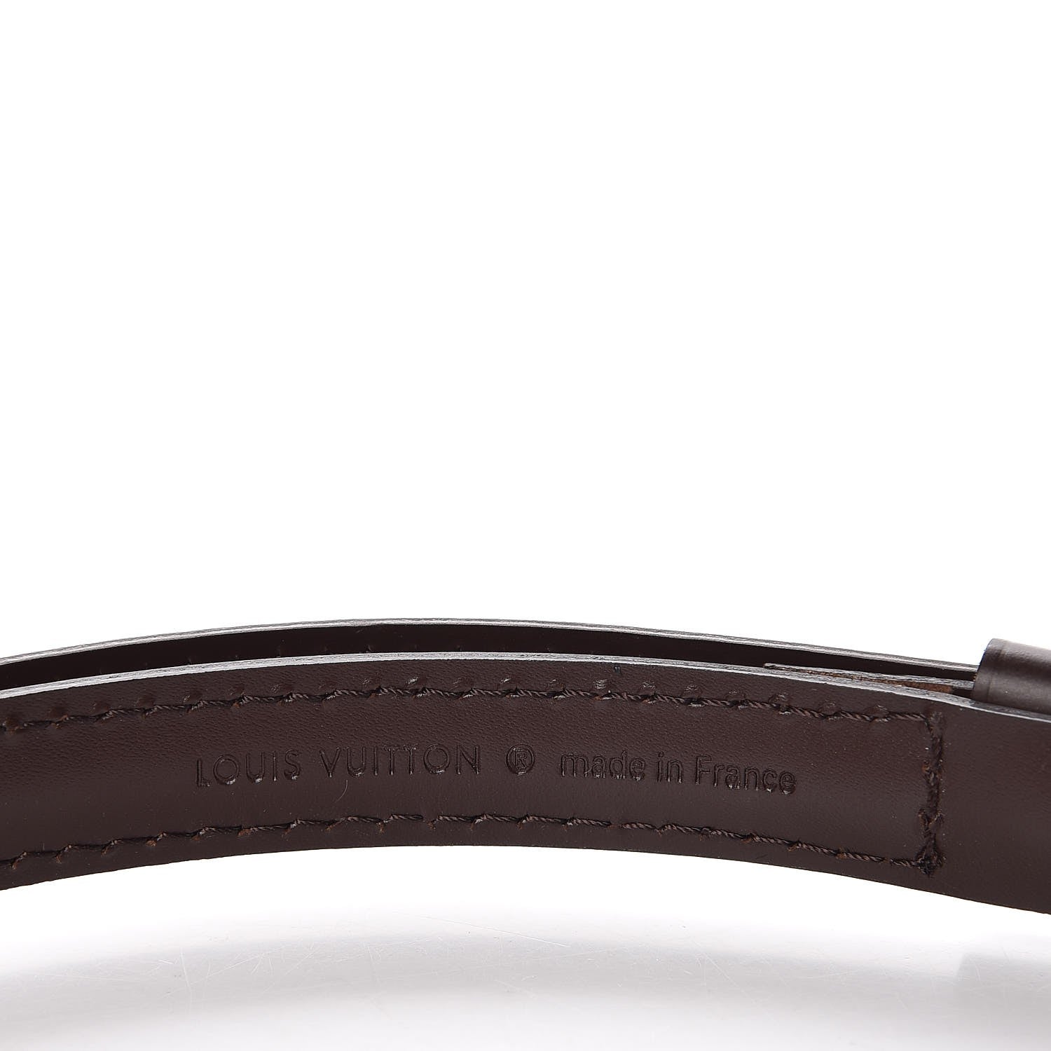 Louis Vuitton Calfskin 16mm Adjustable Shoulder Strap Brown 3 of 5