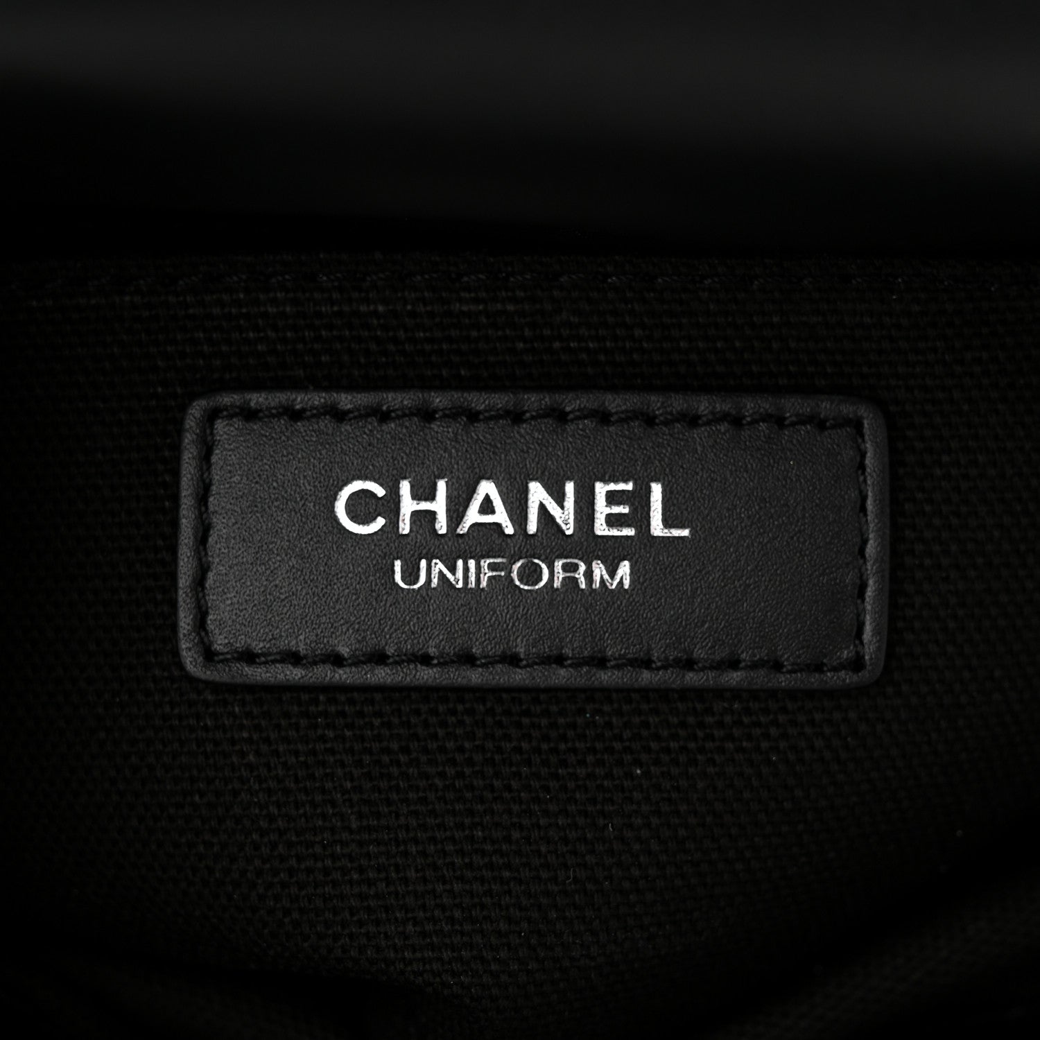 Chanel Calfskin Quilted CC Uniform Flap Belt Bag Black 6 of 11