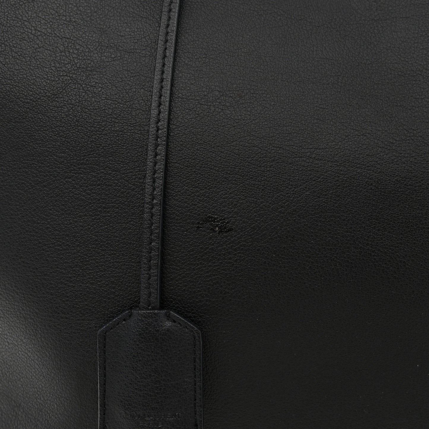 Calfskin Large Shopping Tote Black