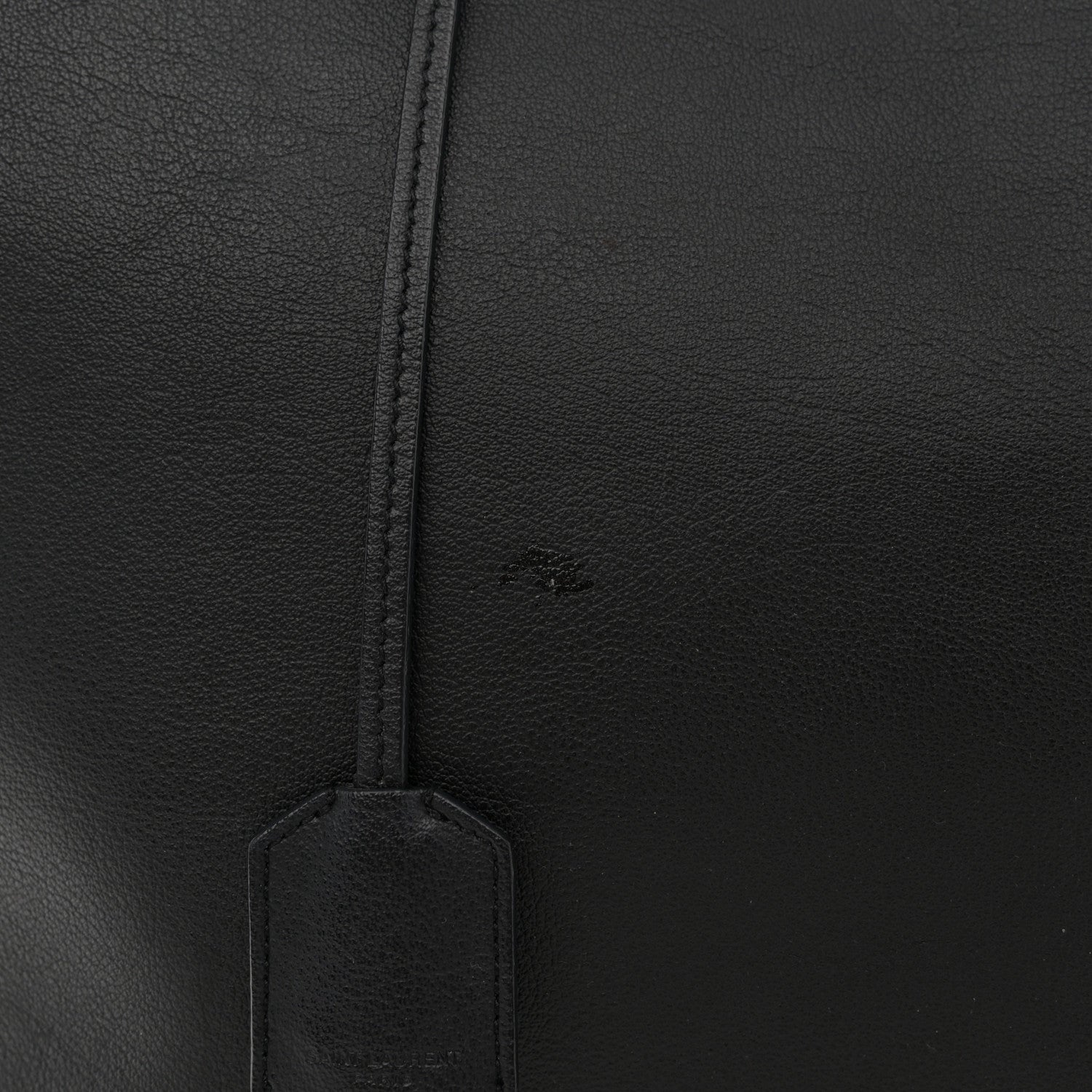 Saint Laurent Calfskin Large Shopping Tote Black 11 of 14