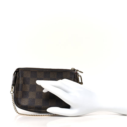 Louis Vuitton Damier Ebene Mini Pochette Accessories 3 of 11