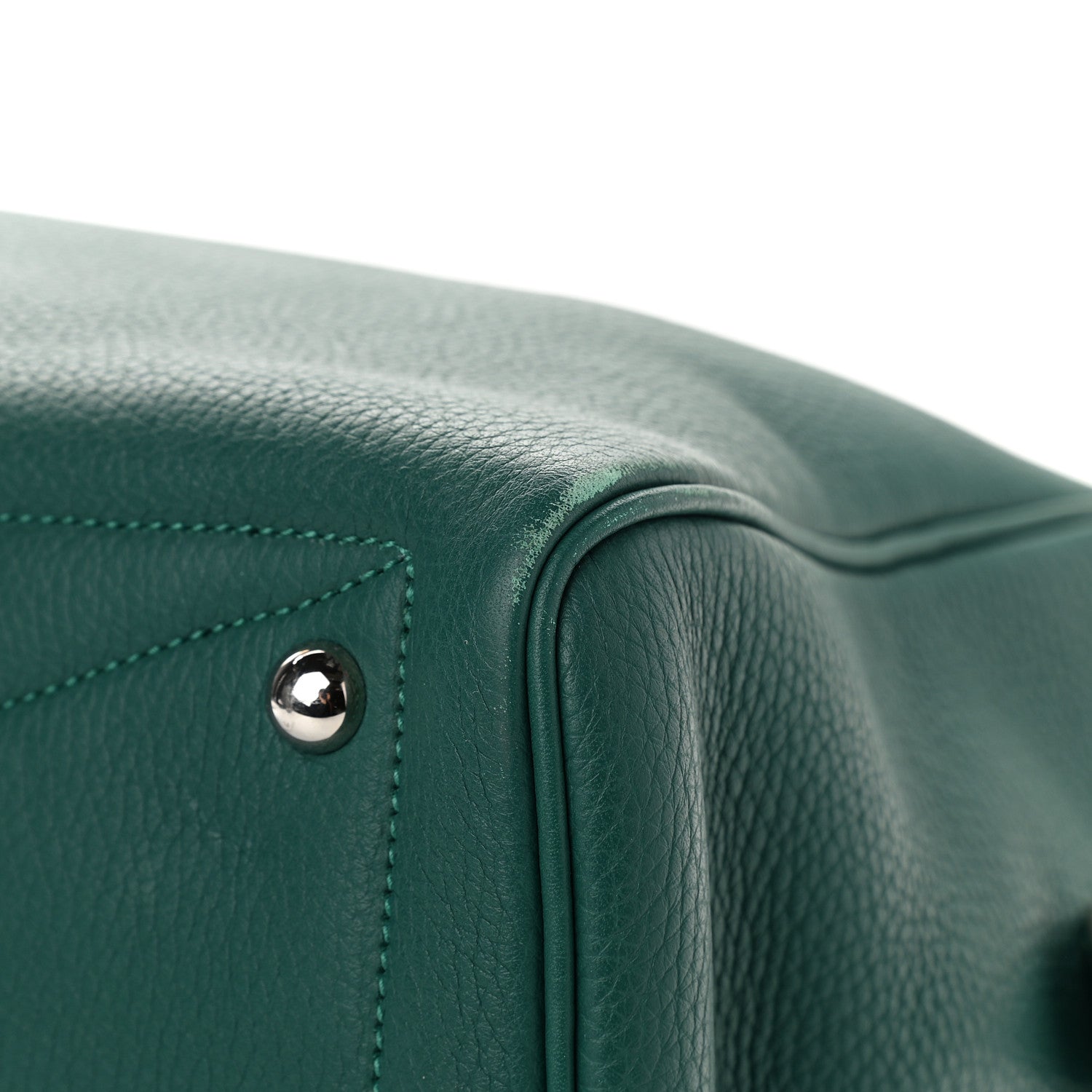 Hermes Taurillon Clemence Victoria II 35 Malachite 8 of 11