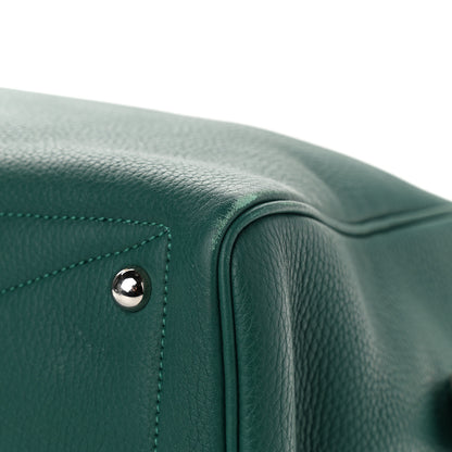 Hermes Taurillon Clemence Victoria II 35 Malachite 8 of 11