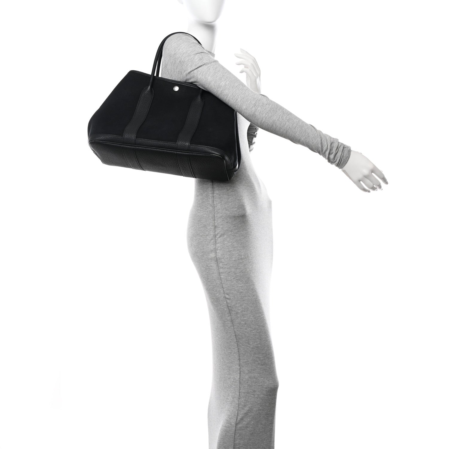 Hermes Toile Negonda Garden Party Tote 36 MM Black 2 of 11