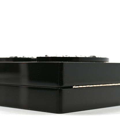 Chanel Plexiglass Strass Mosaic No 5 Minaudiere Clutch Black Gold 9 of 11