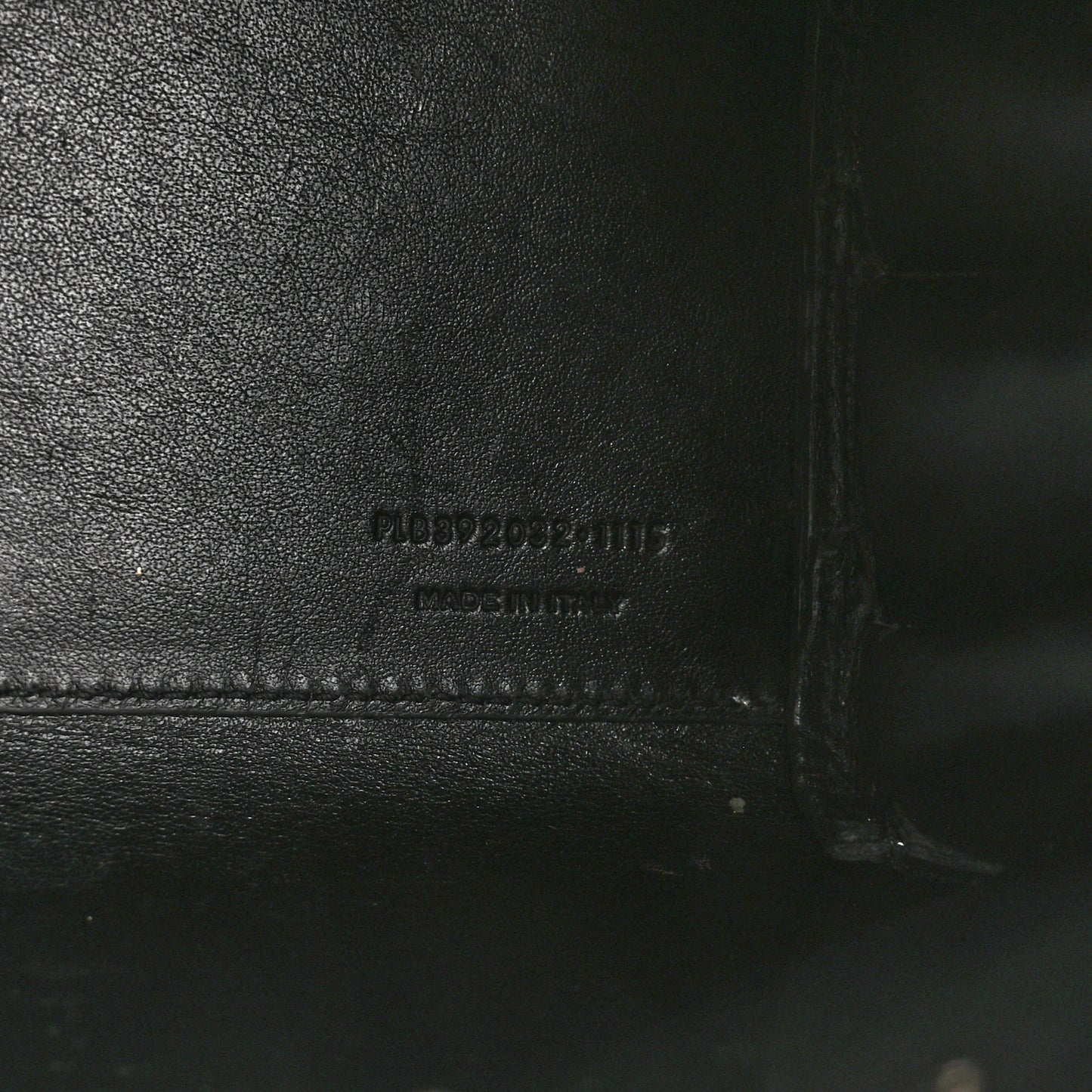 Calfskin Crocodile Embossed Nano Sac De Jour Black