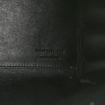 Saint Laurent Calfskin Crocodile Embossed Nano Sac De Jour Black 7 of 13