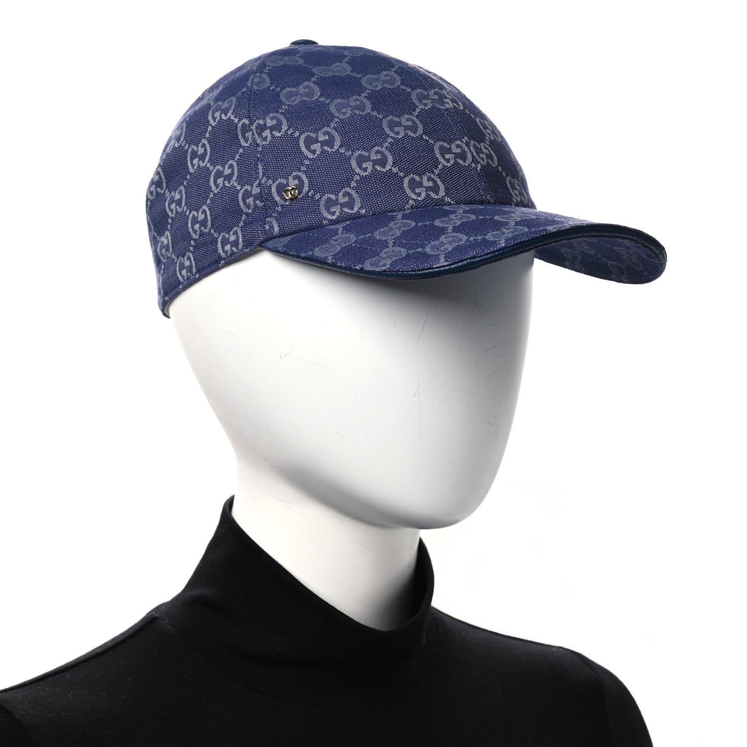 Gucci Monogram New GG Baseball Hat S Blue Grey 1904510 – FASHIONPHILE