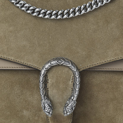 Gucci Suede Medium Dionysus Shoulder Bag Taupe 10 of 11