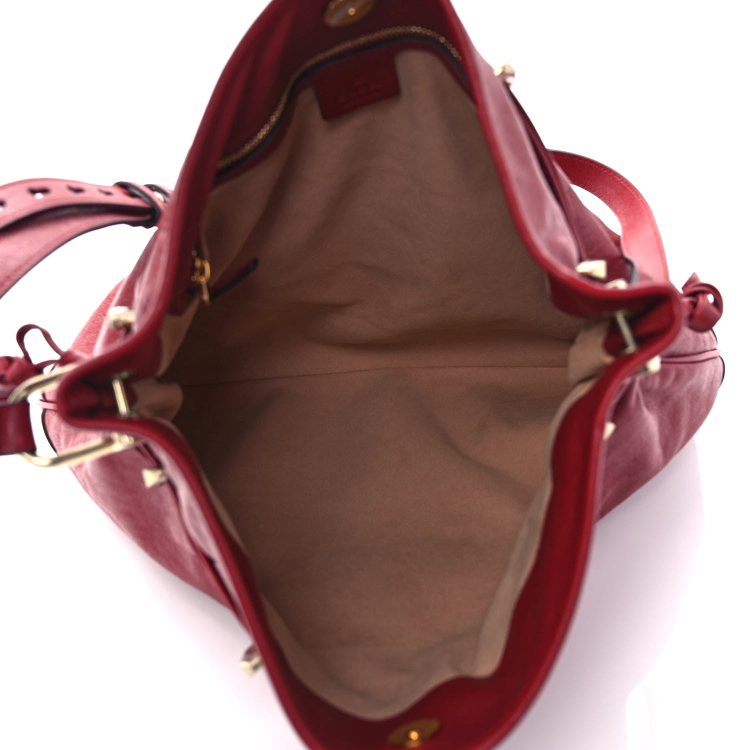 Gucci Sakai Be Green Calfskin Horsebit 1955 Cinch Top Messenger Bag New Cherry Red 5 of 11