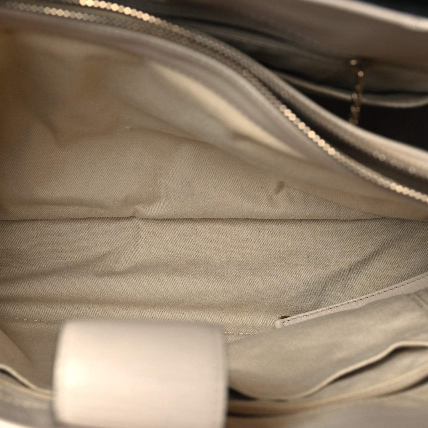 Chanel Grained Calfskin Medium Bi-Color Neo Executive Shopper Tote Black Beige 6 of 11