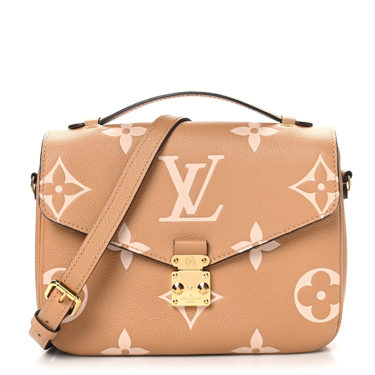 Louis Vuitton Empreinte Monogram Giant Pochette Metis Arizona Beige 1 of 9